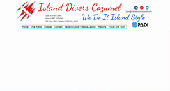 Desktop Screenshot of islanddiverscozumel.com
